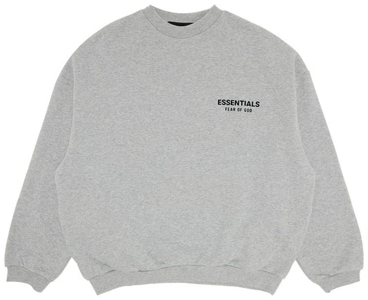 Fear of God Essentials Fleece Crewneck II 'Light Heather Grey'