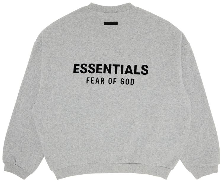 Fear of God Essentials Fleece Crewneck II 'Light Heather Grey'