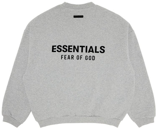 Fear of God Essentials Fleece Crewneck II 'Light Heather Grey'