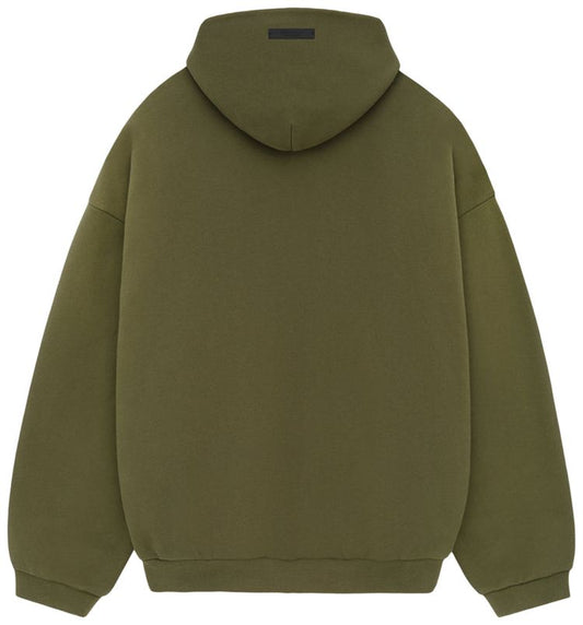 Fear of God Essentials Fleece Hoodie 'Military'