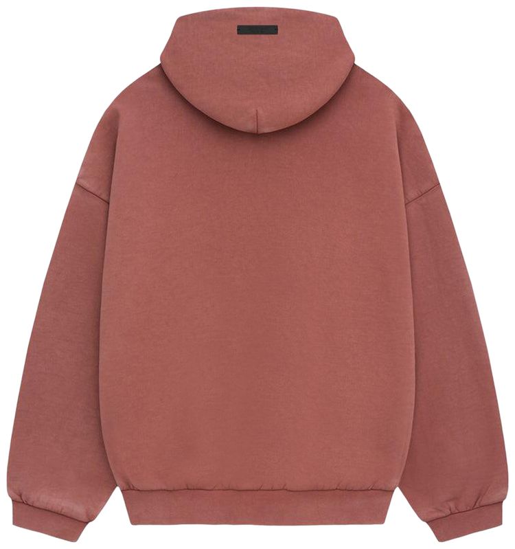 Fear of God Essentials Heavy Fleece Hoodie 'Crimson'