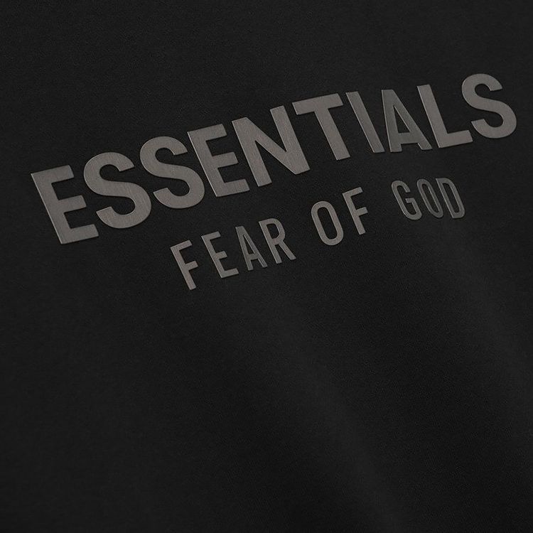 Fear of God Essentials Classic Fleece Hoodie 'Jet Black'