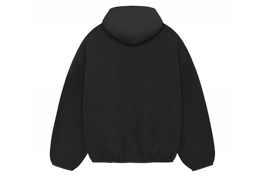 Fear of God Essentials Core Collection Nylon Fleece Hoodie 'Black/ Black'